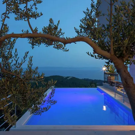 Stunning Views Hill Side With Infinity Pool & Indoor Floor Aquarium