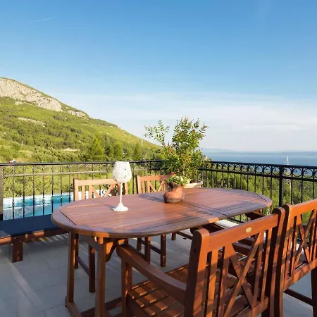 Stunning Views Hill Side With Infinity Pool & Indoor Floor Aquarium * Makarska